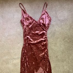 Charlotte Russe Crushed Velvet Dress